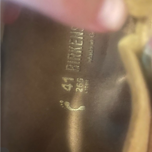 EUC! *RARE* Birkenstock Paris in Suede Taupe Leather - Size Women’s 10 (EU 41) - Picture 7 of 8